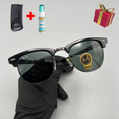 Lunettes Club Master Verre traiter نظارة راي بان معالجة زجاجية